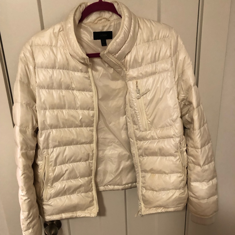 JCREW Puffy Coat- cream